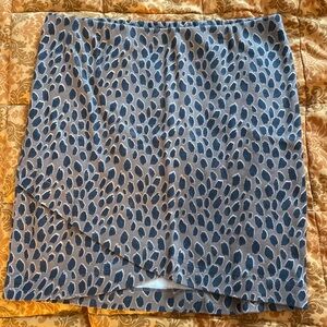Animal Print Wiggle Skirt